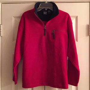 GAP Kids XL Quarter Zip Fleece Pullover Sweatshirt